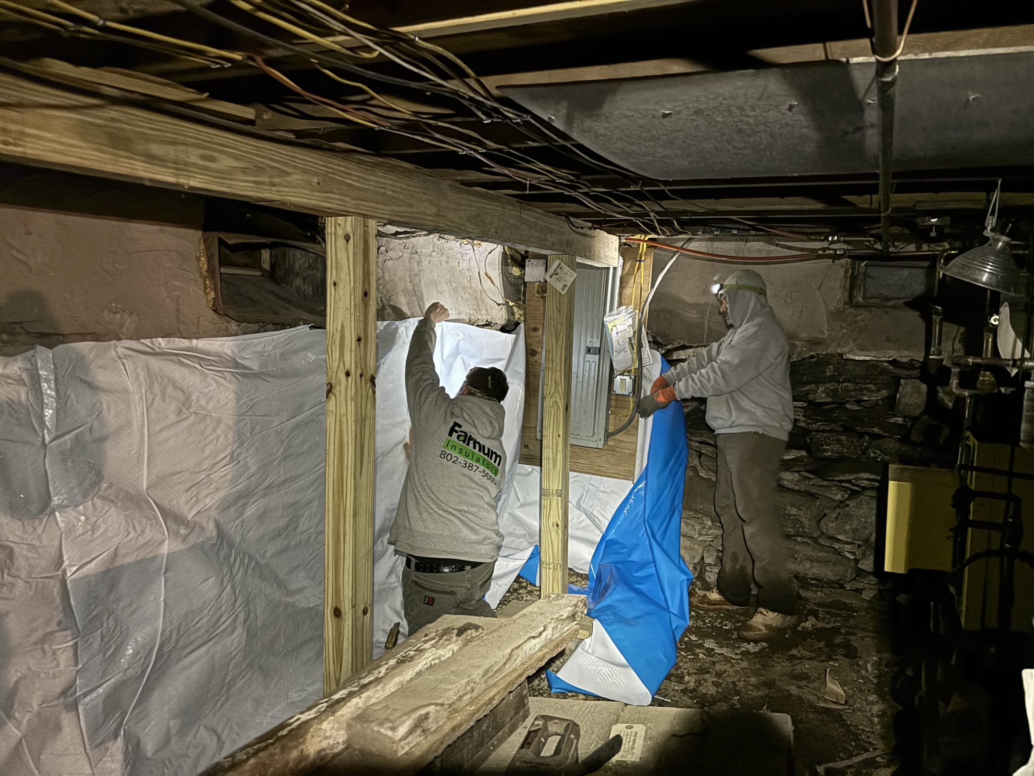 Professional insulation installation services in Vermont, ensuring optimal home comfort.